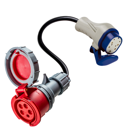 16A 5-pole to Type 3 adapter