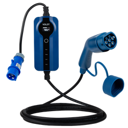 Voldt® Portable EV charger commando plug | 1 phase | 8A - 16A | 3.7kW