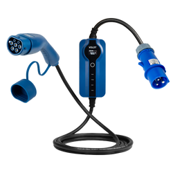 Voldt® Portable EV charger commando plug | 1 phase | 8A - 32A | 7.4kW