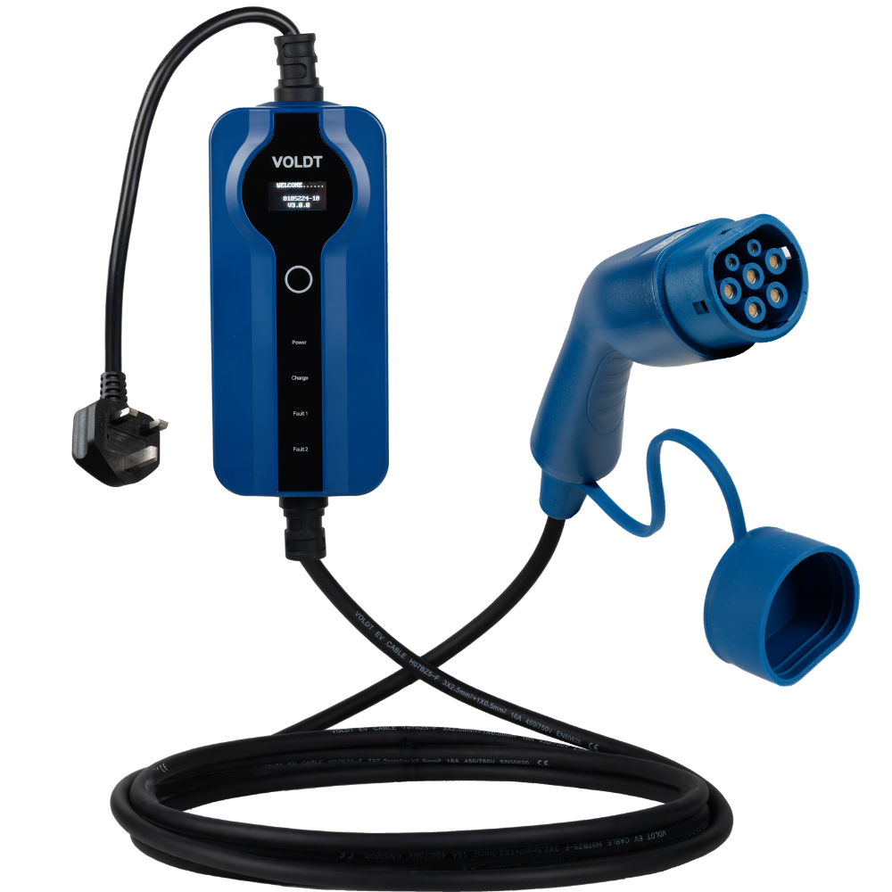 Voldt® 3 Pin EV granny charger | 8A - 13A | 2,8kW