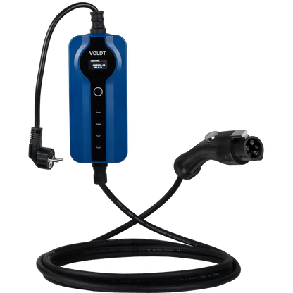 Type 1 - schuko | Adjustable 8A - 16A | 3,7kW charging cable
