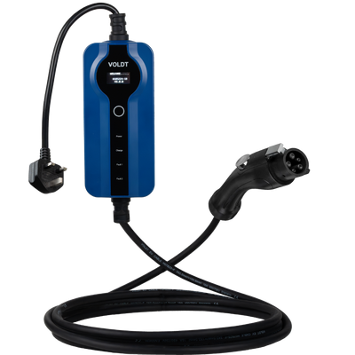 3 Pin - type 1 EV portable charger | Adjustable 8A - 13A | 2,8kW