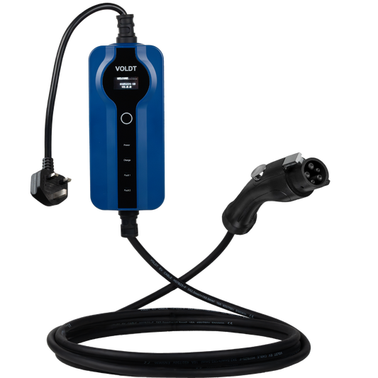 3 Pin - type 1 EV portable charger | Adjustable 8A - 13A | 2,8kW