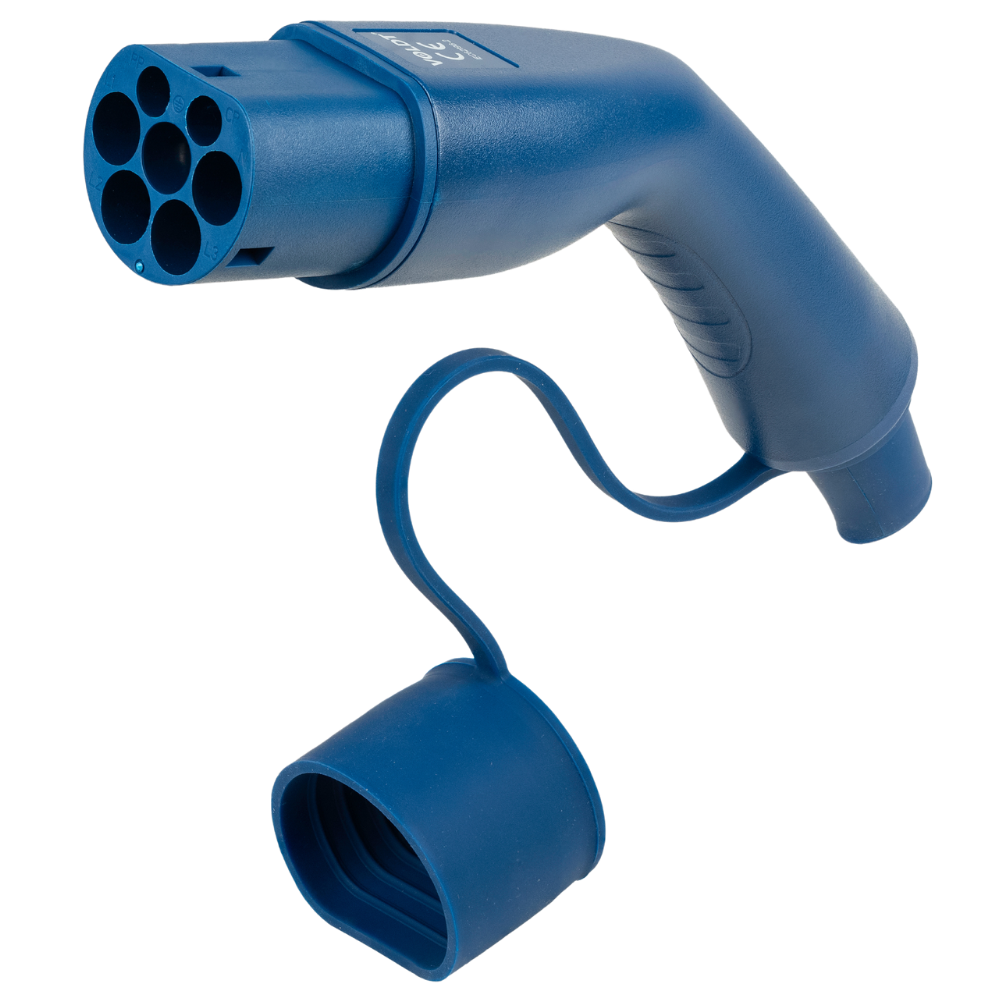 Type 2 | 1 phase | 32a | 7.4kW | coiled charging cable