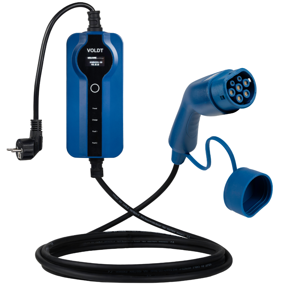 Voldt® Portable charger schuko 230V | 8A - 16A | 3,7kW
