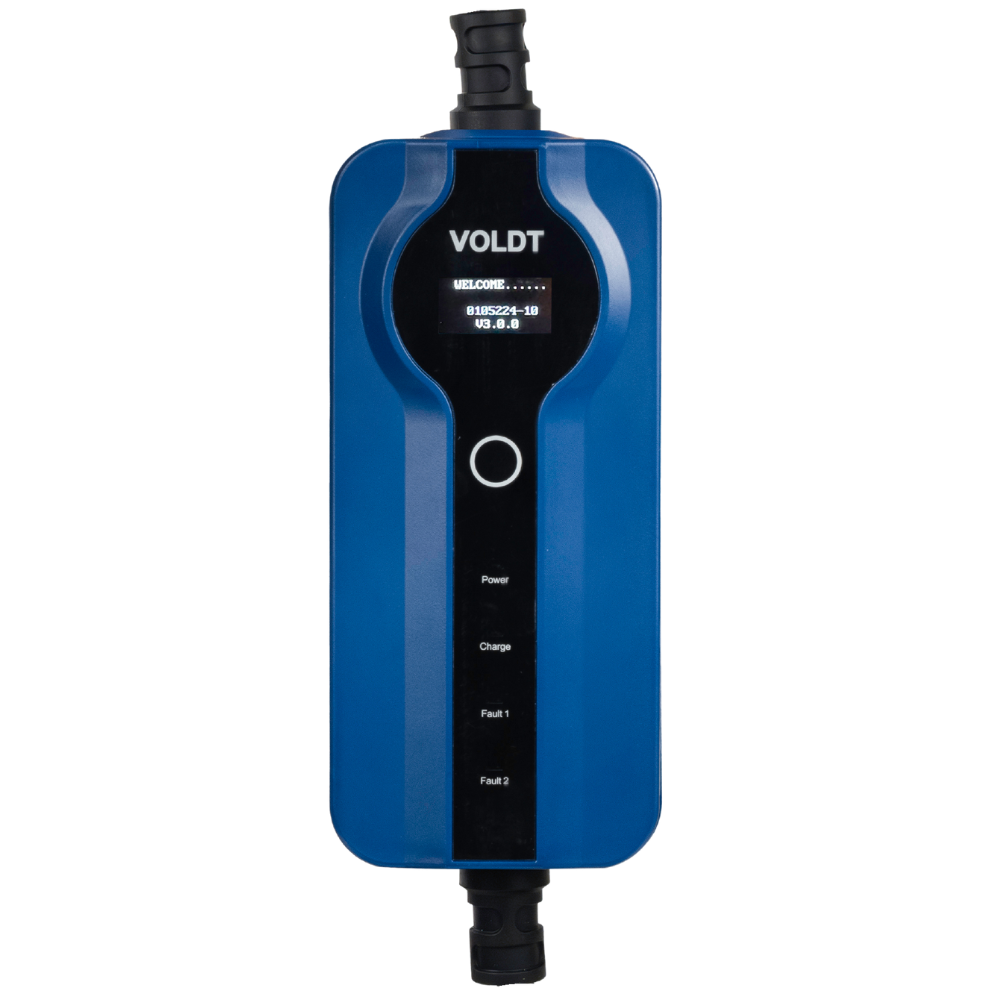 Voldt® Portable EV charger commando plug | 3 phase | 8A - 16A | 11kW