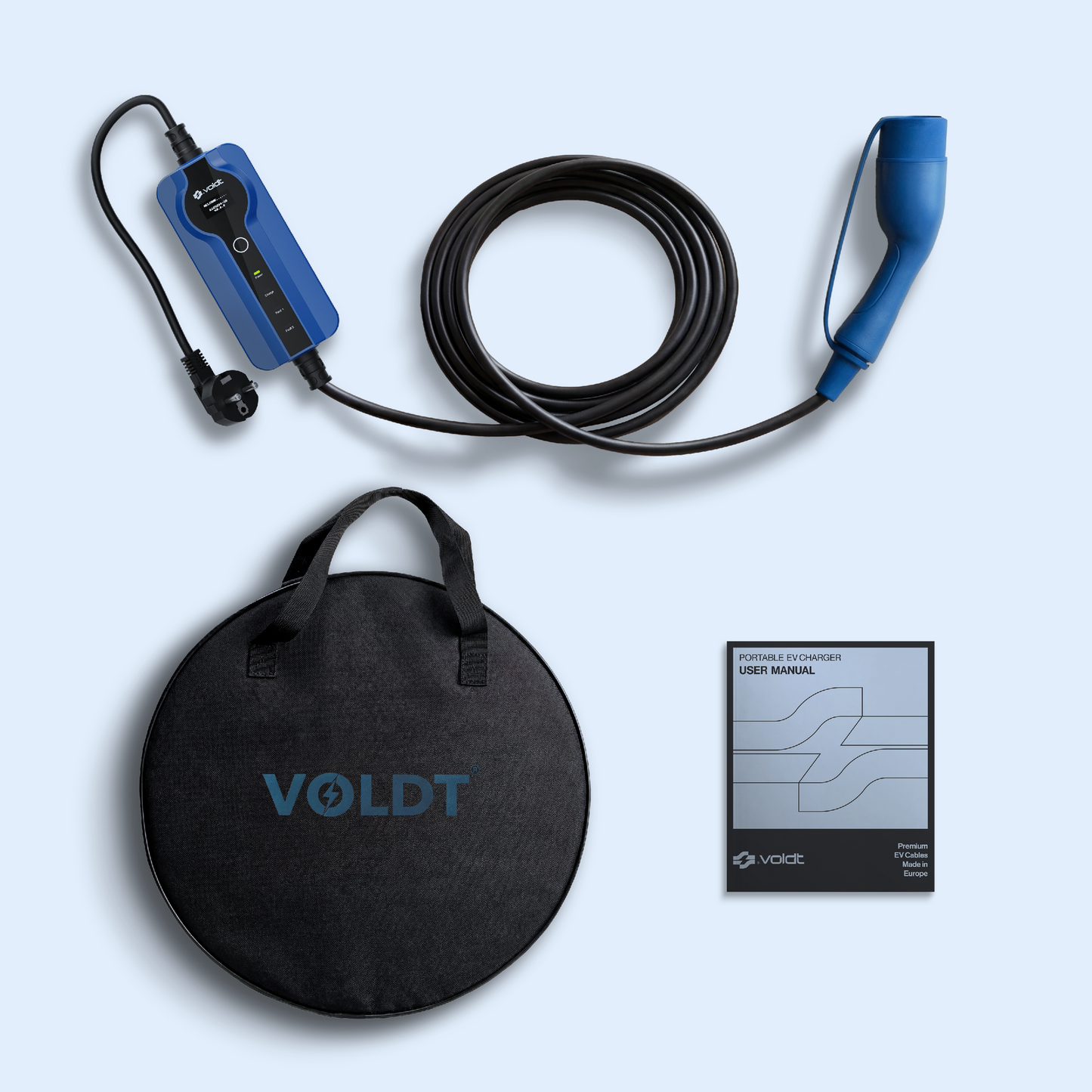 Voldt® Portable charger schuko 230V | 8A - 16A | 3,7kW